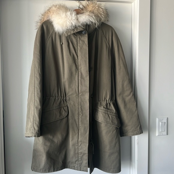 YVES SALOMON - ARMY hooded parka FR38 - Picture 4 of 9